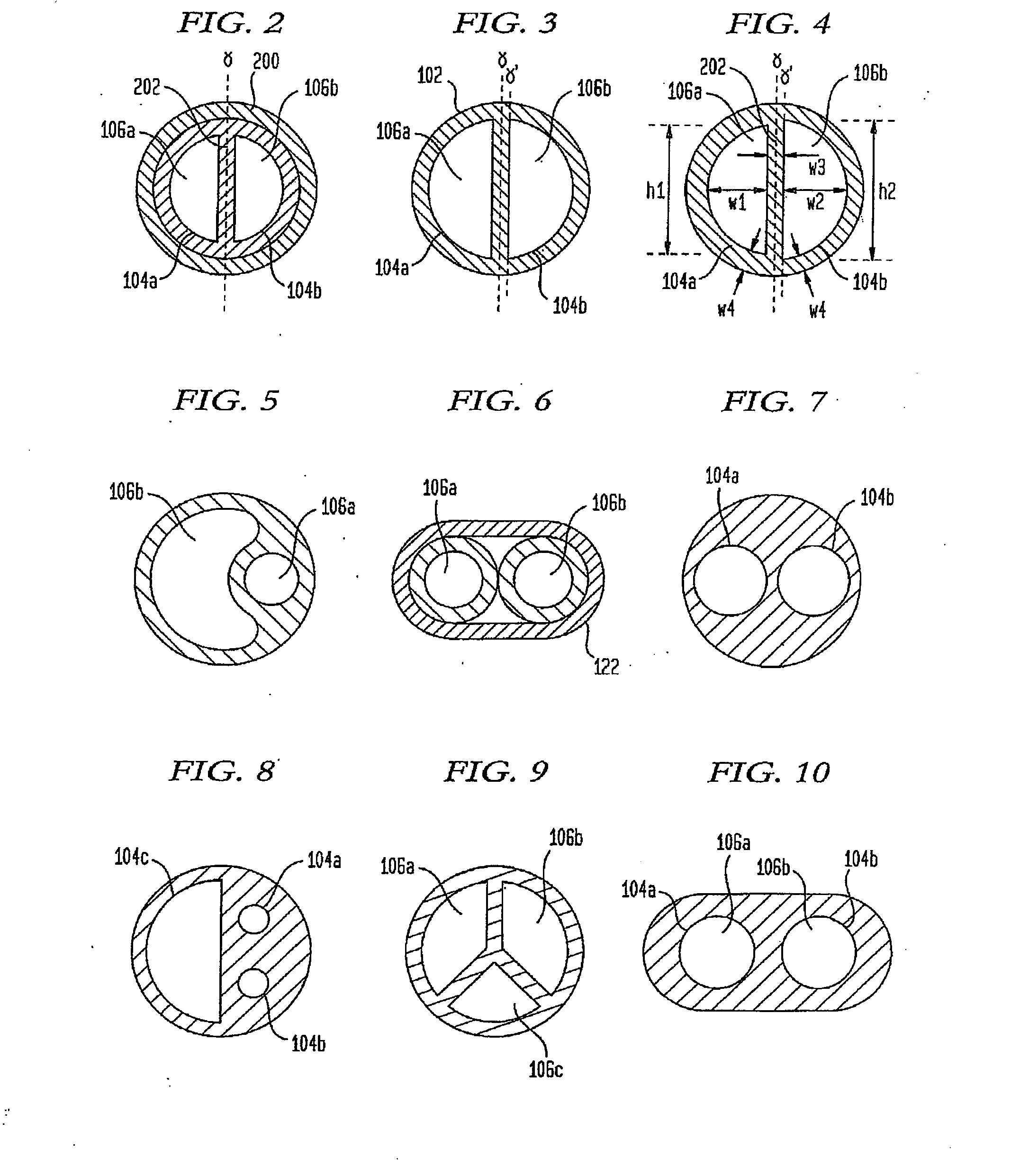 Manufacture of split tip catheters