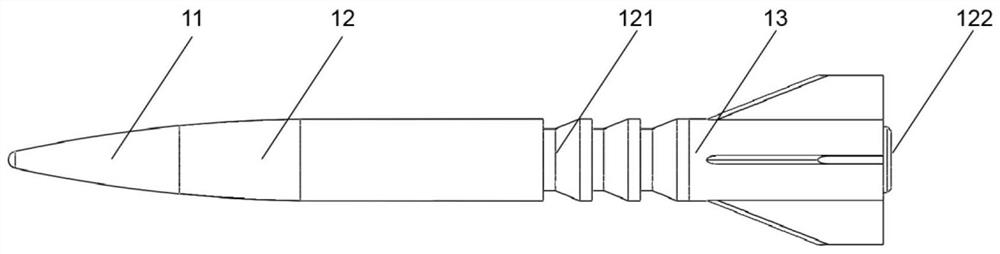 High-overload-resistant projectile for gas detonation driven ultra-high-speed launcher