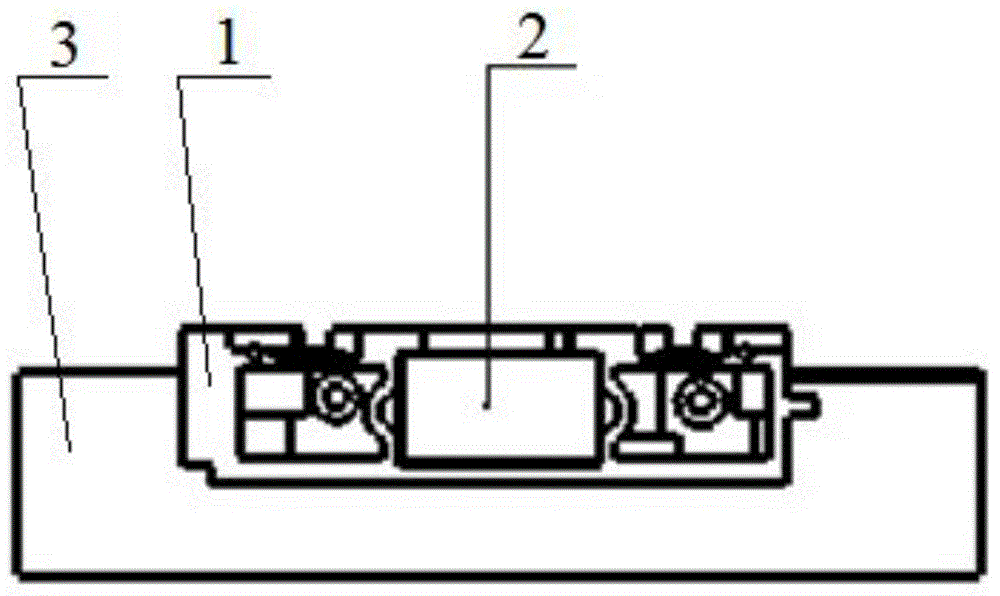 Device and method for rapidly detecting optical grating auxiliary gap at high precision