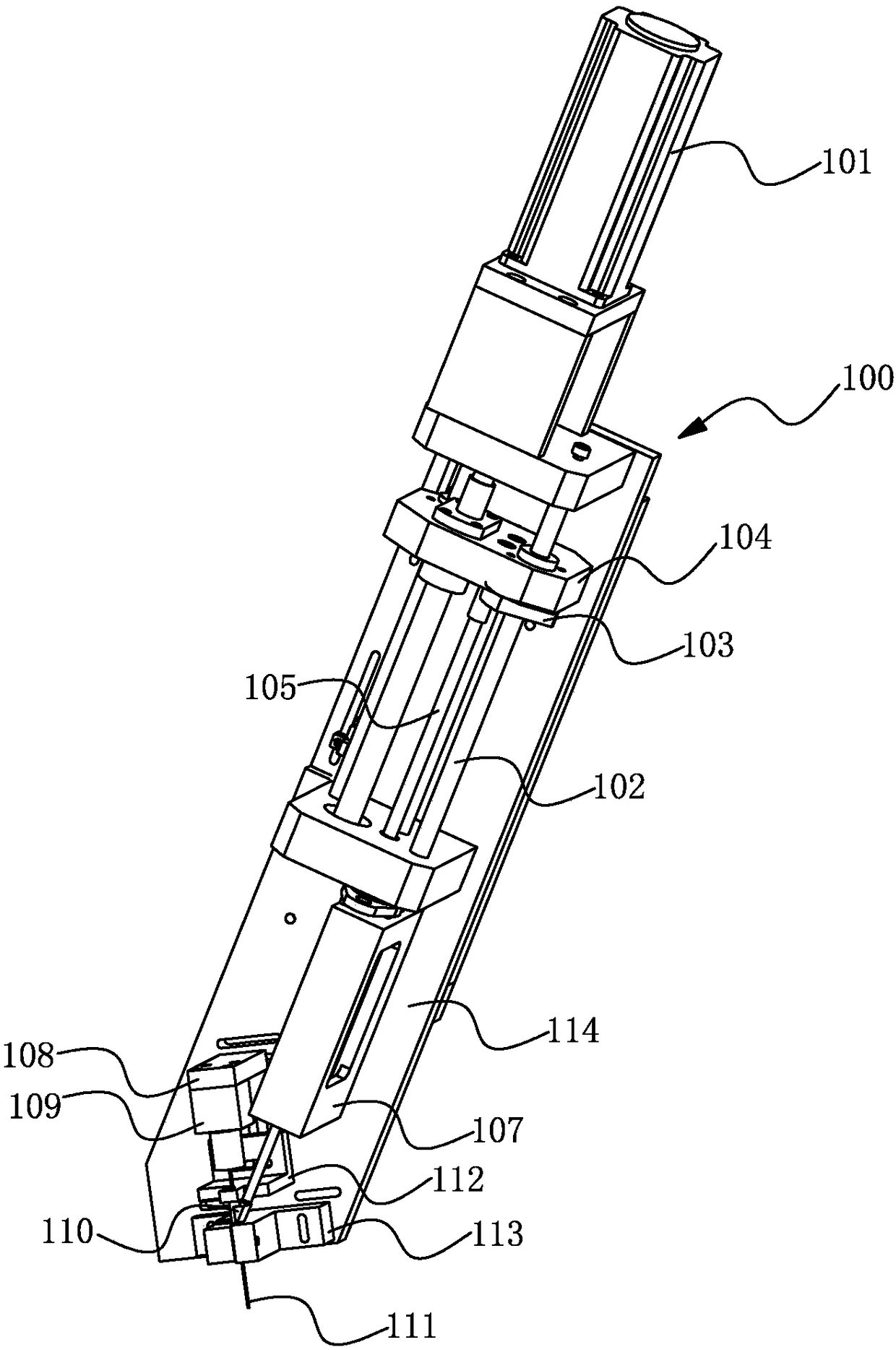 Glue dispensing device