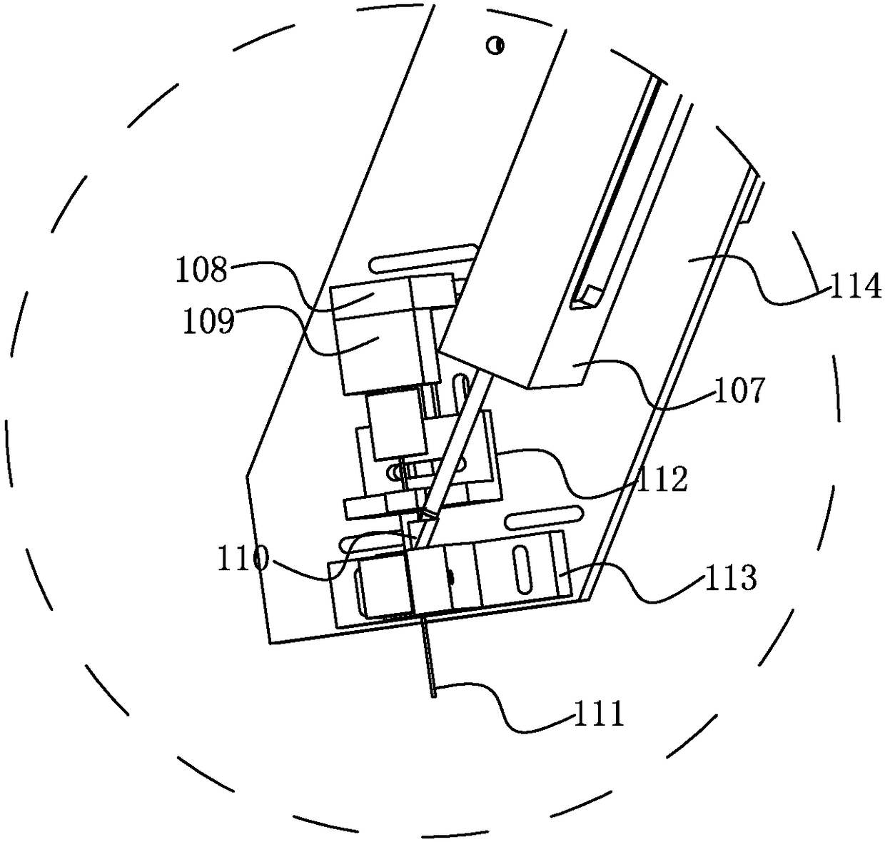 Glue dispensing device