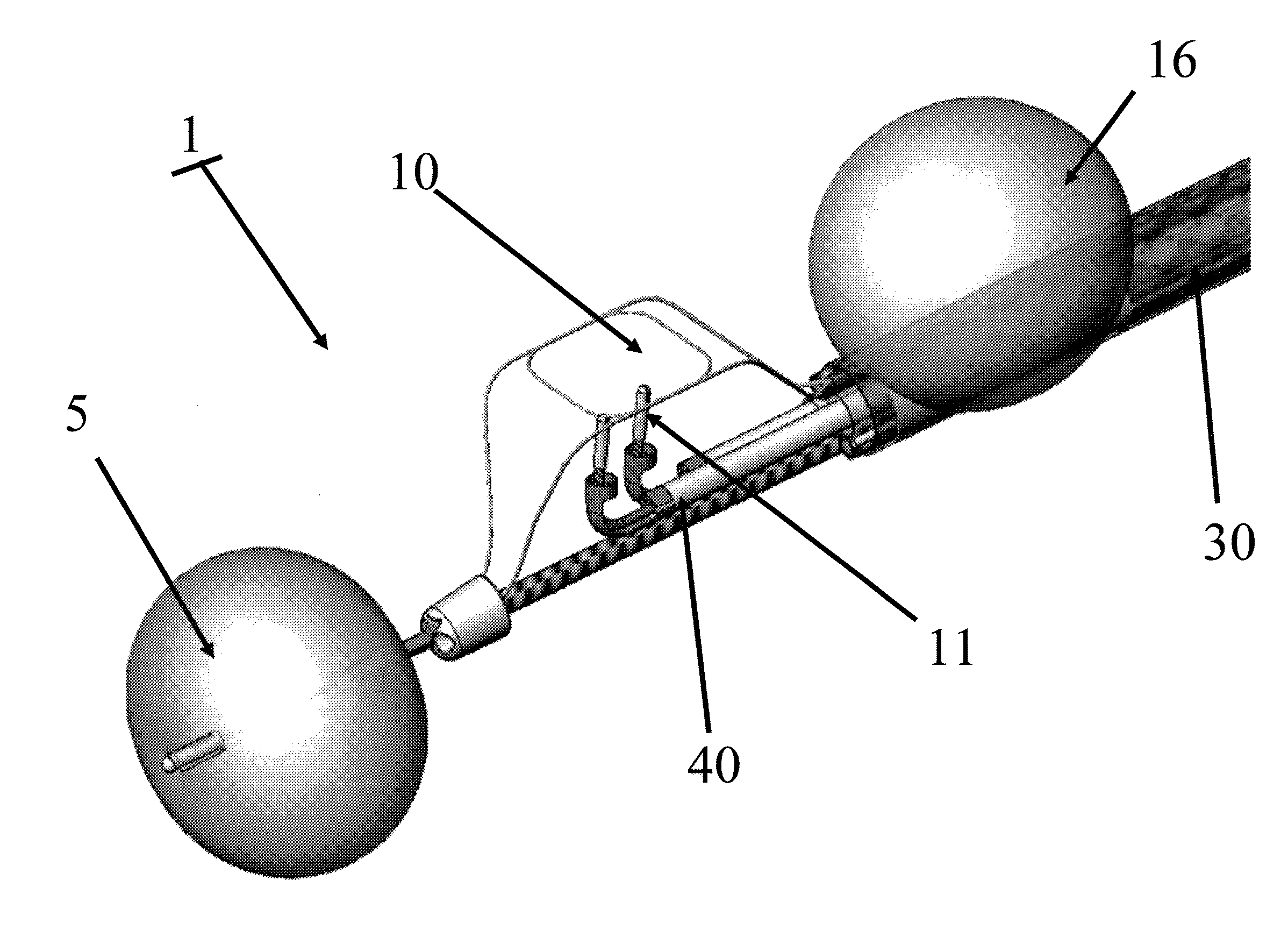 Substantially rigid and stable endoluminal surgical suite for treating a gastrointestinal lesion