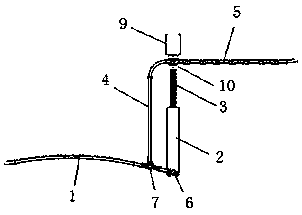 Posterior vascular nerve protector of tibia