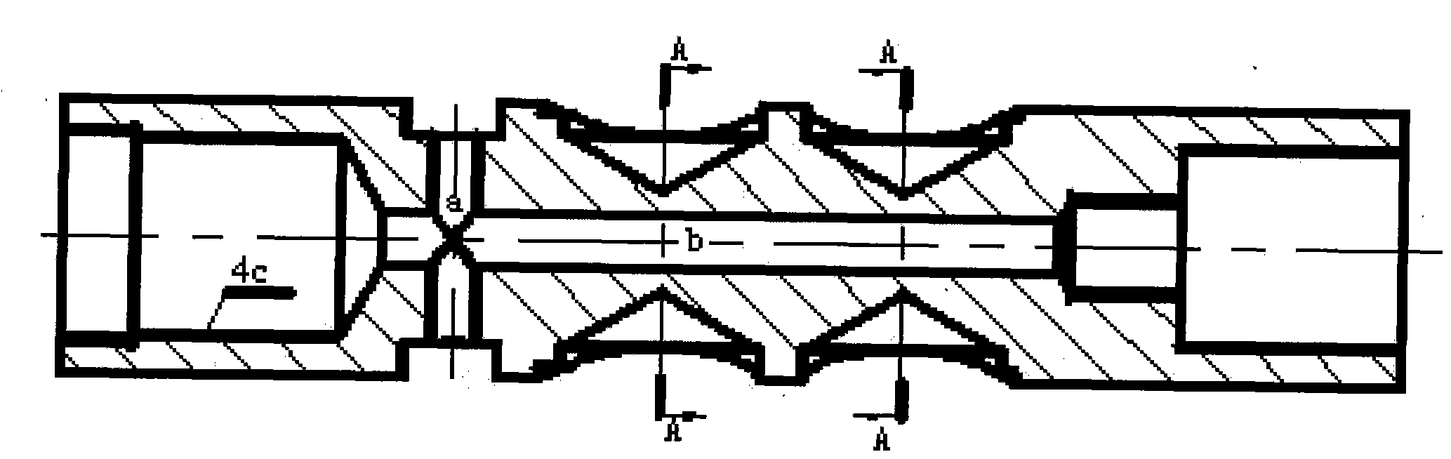 Turning gradient control valve