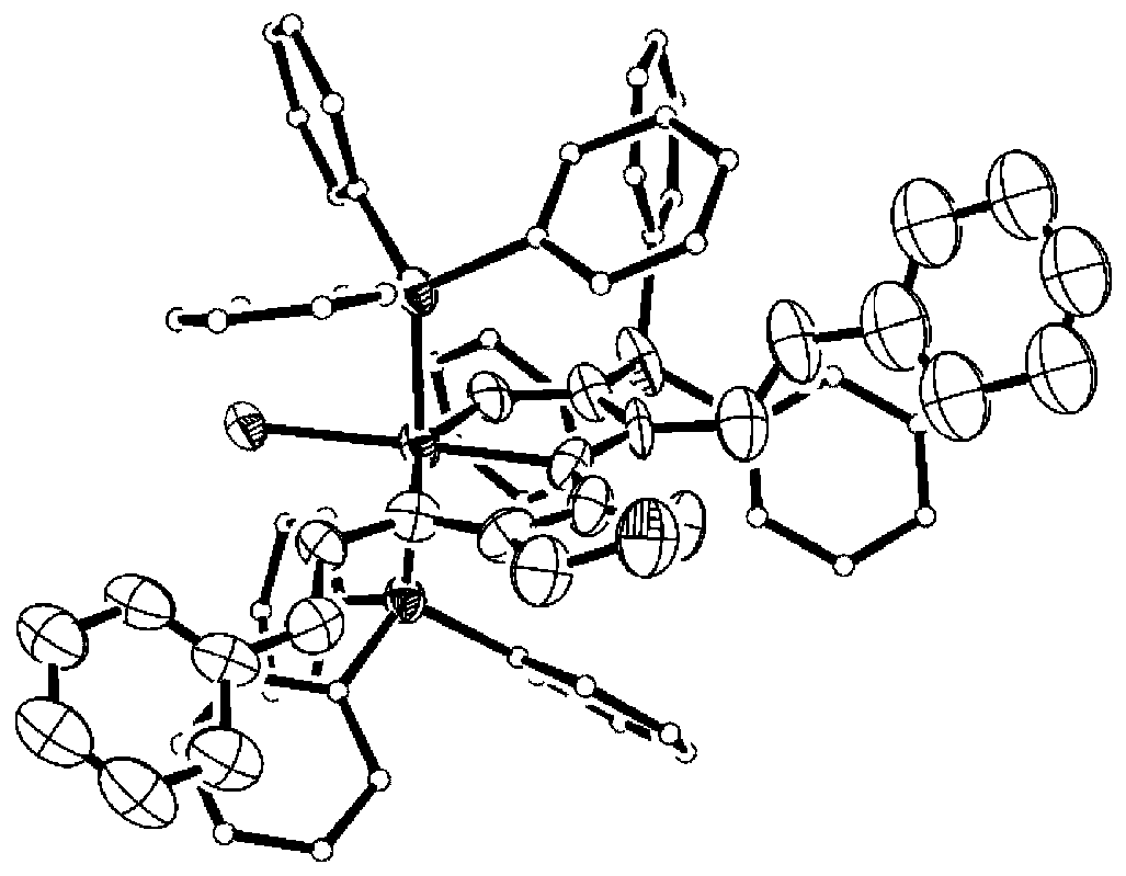 Preparation method and application of 7-position vinyl substituted osmapentalyne