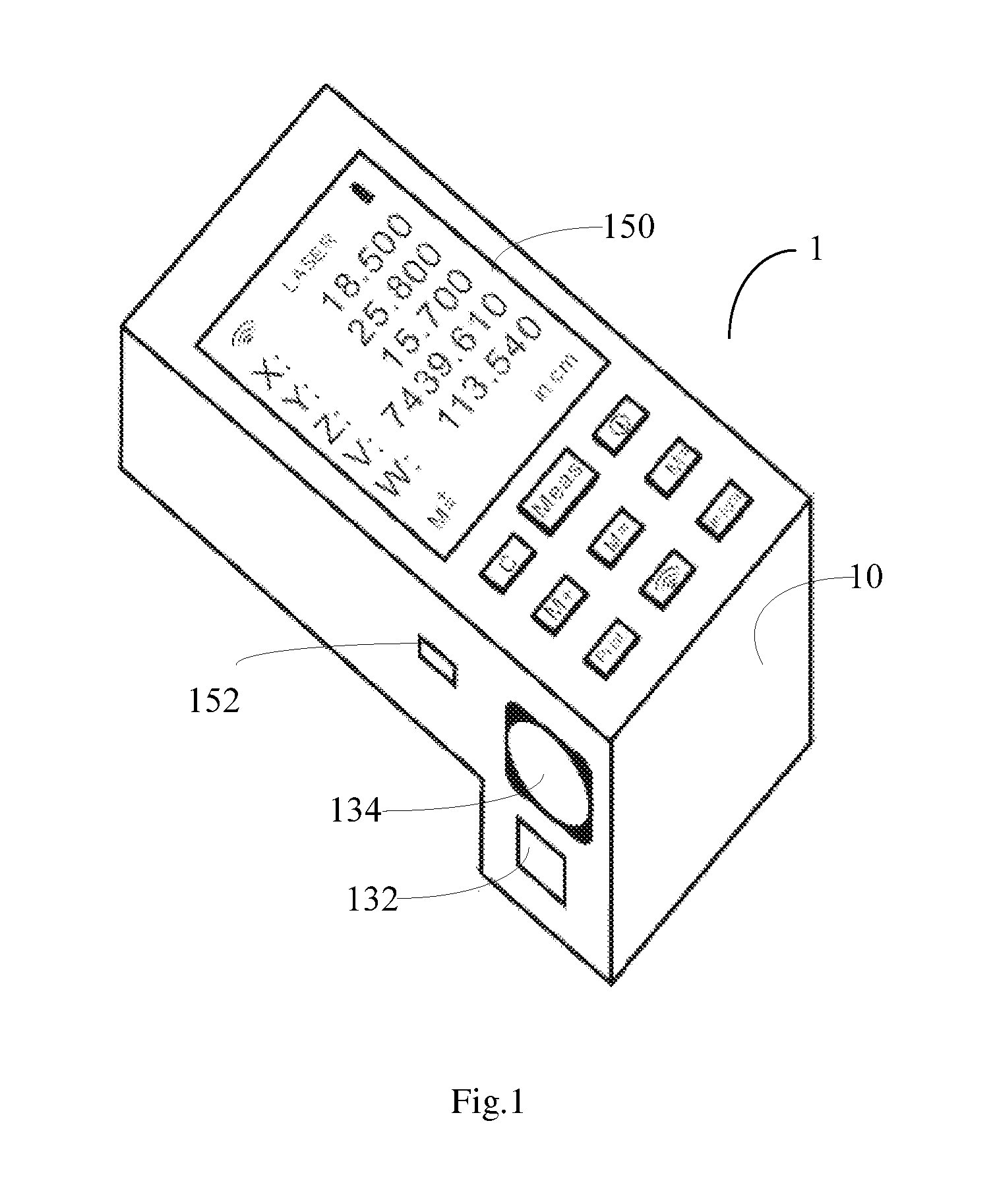 3D laser measuring device