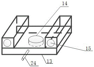 An organic solid purification device based on the principle of zone smelting