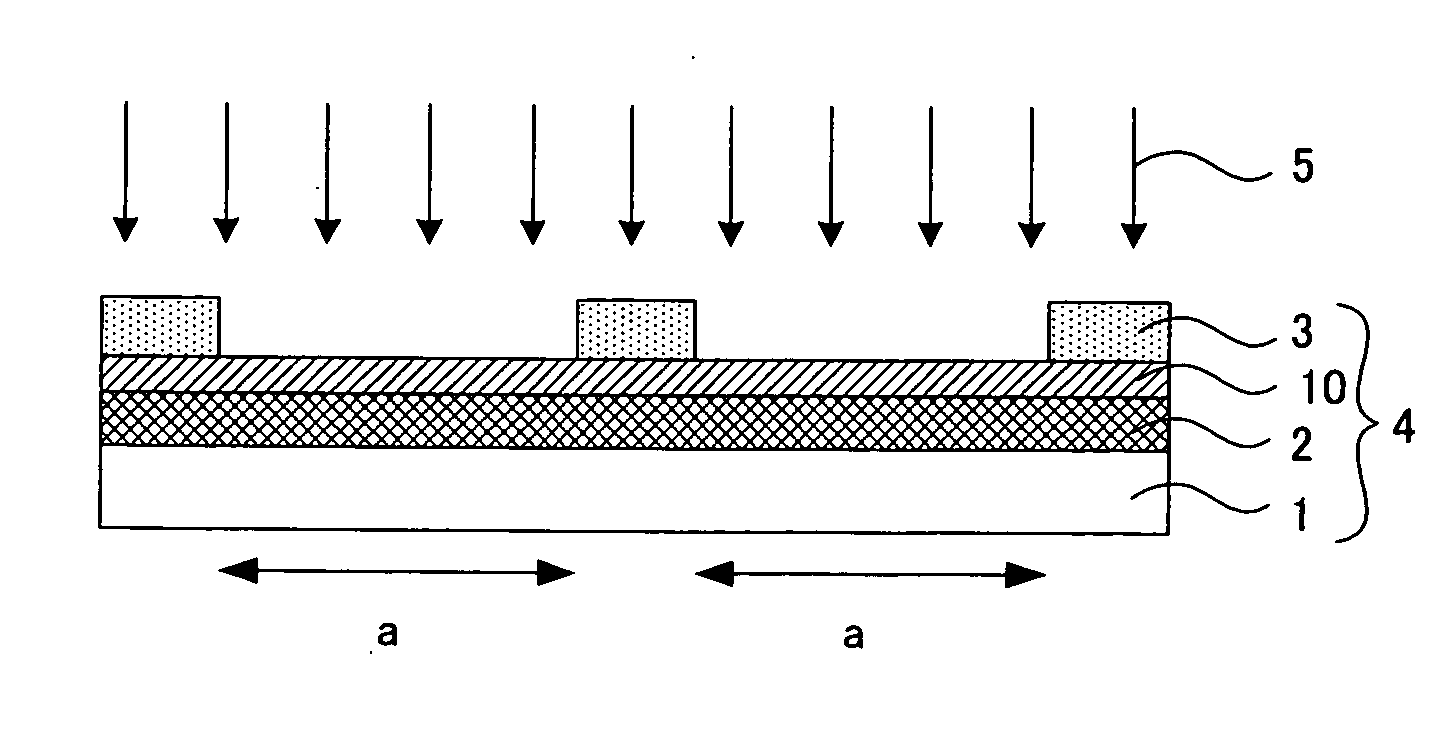 Pattern formed body and method for manufacturing same