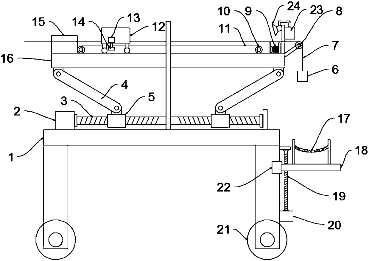 Environment-friendly durable physical acceleration experiment device