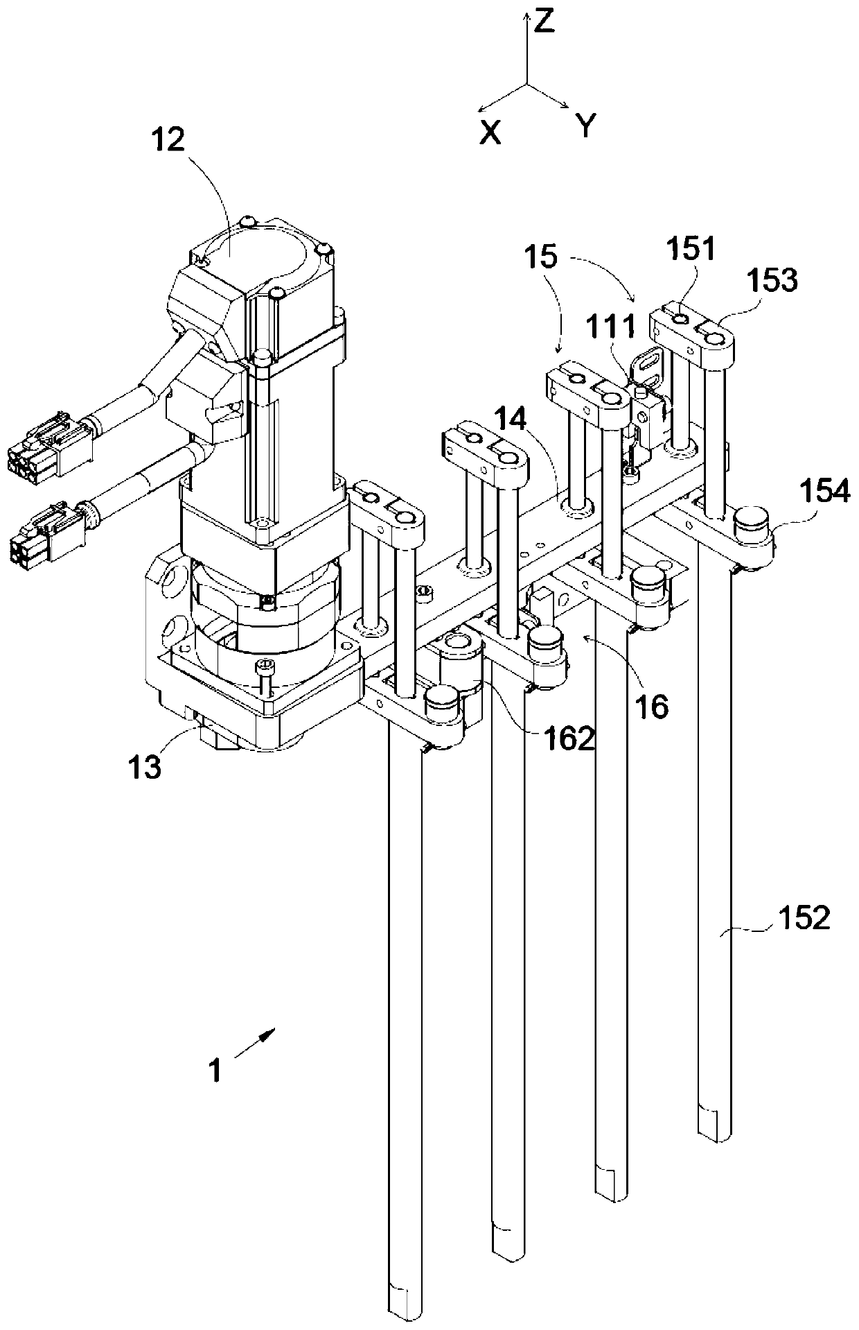 Eccentric wheel synchronous rotating driving mechanism