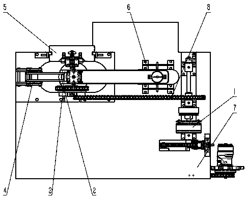 Punching and seedling releasing mechanism of well-cellar transplanter