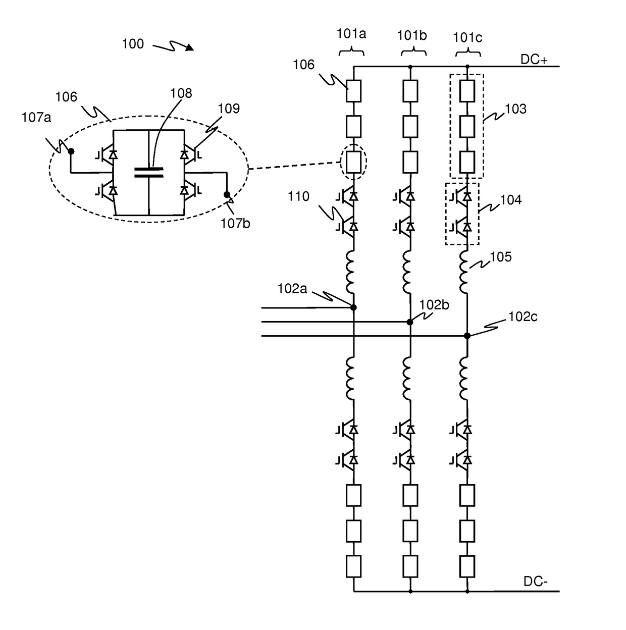 Voltage source converter and control thereof