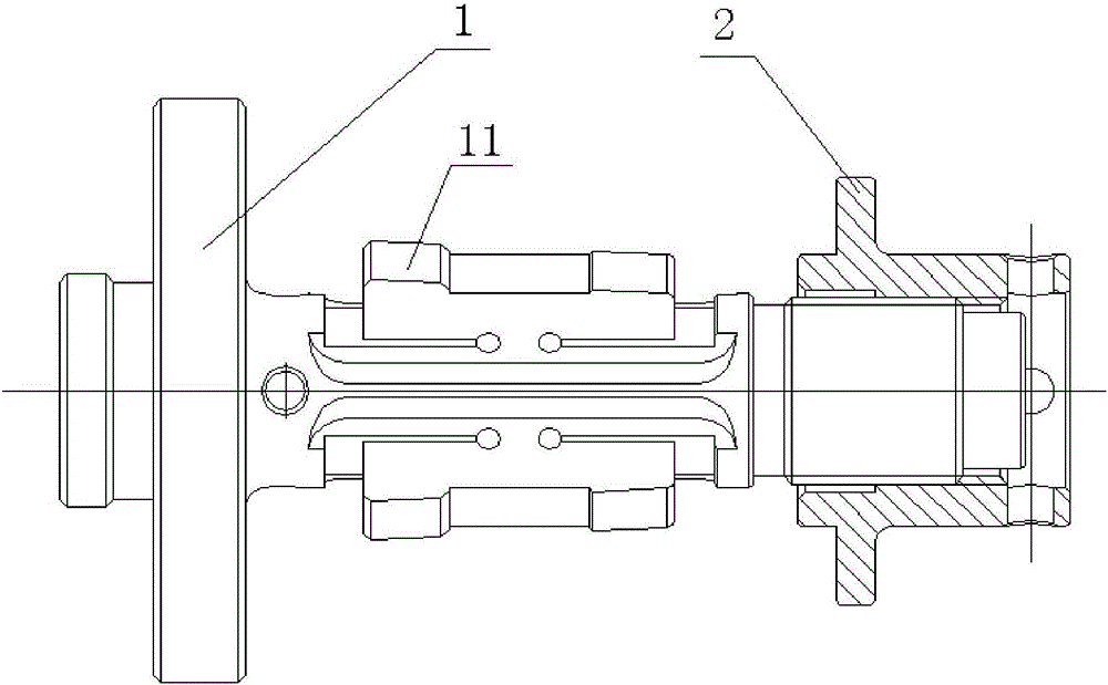 Gripper for detecting the side runout of the pulley groove of the shock absorber