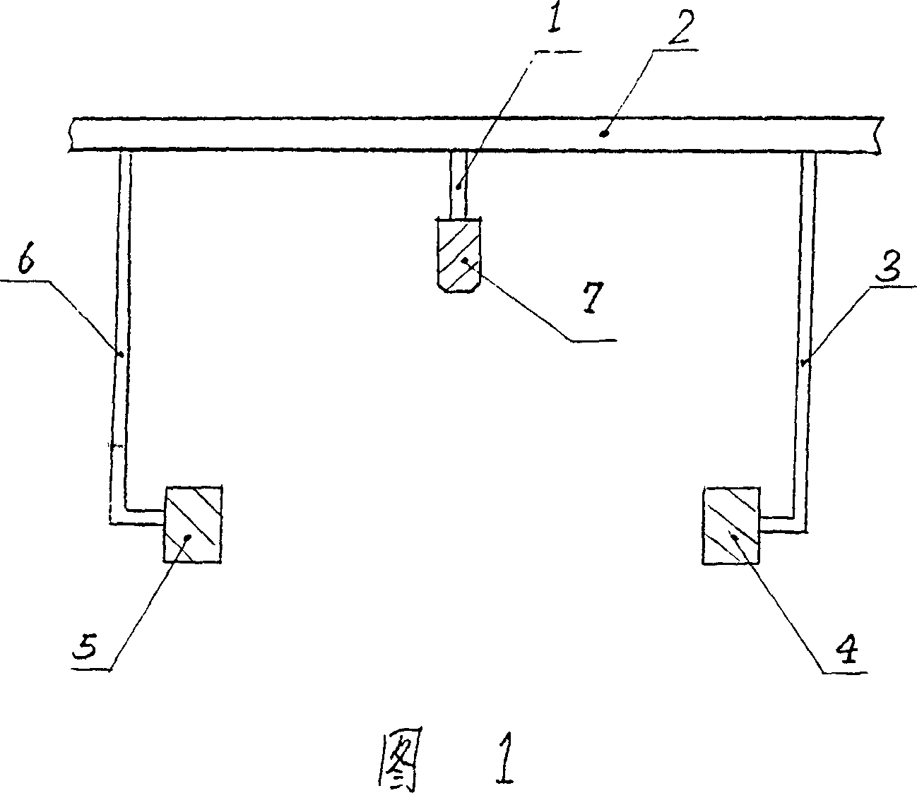 Method for supplying electricity to electric car by airy railway rail