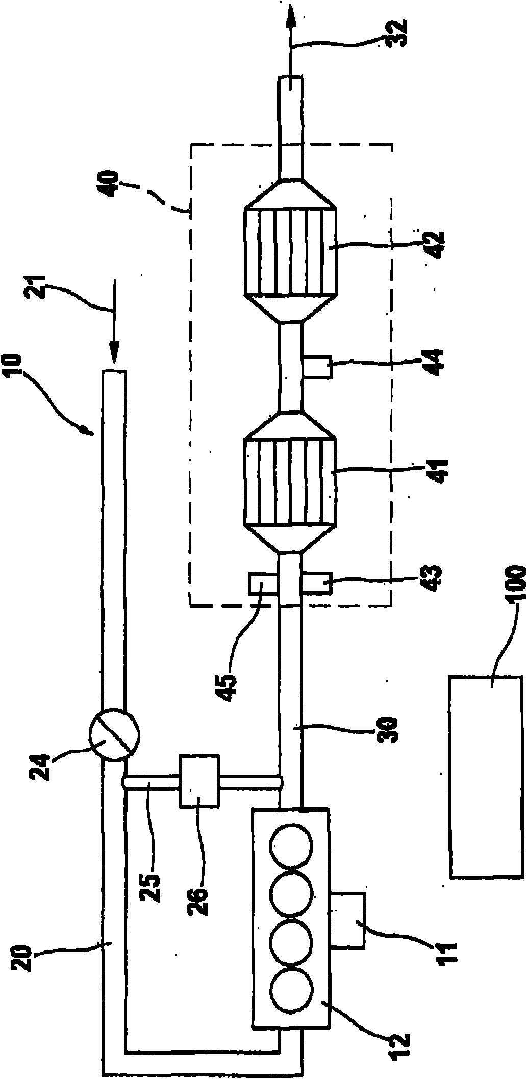 Detection of leakage in an air system of a motor vehicle