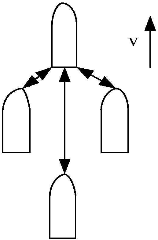 Hierarchical cooperative control method for sub-orbital swarm aircrafts