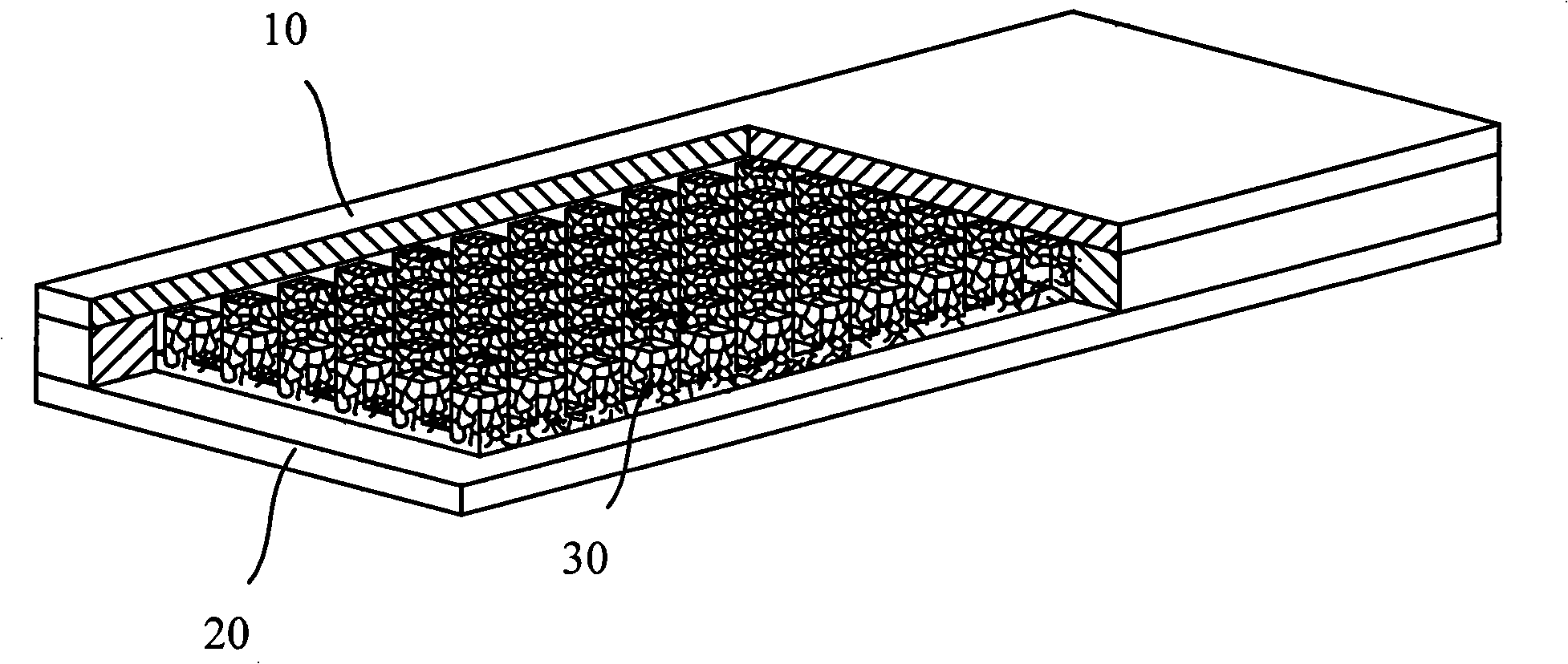 Imbibition chip, imbibition core and plate type integrated hot pipe