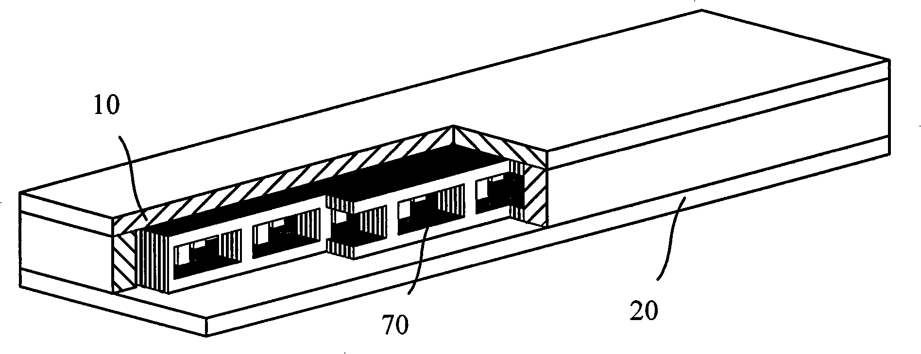 Imbibition chip, imbibition core and plate type integrated hot pipe