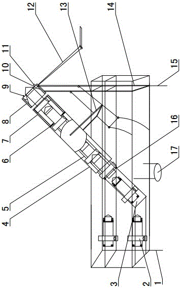 Mechanical continuous pneumatic fire extinguishing cannon