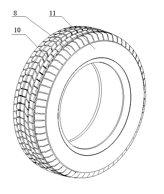 Snowfield tire