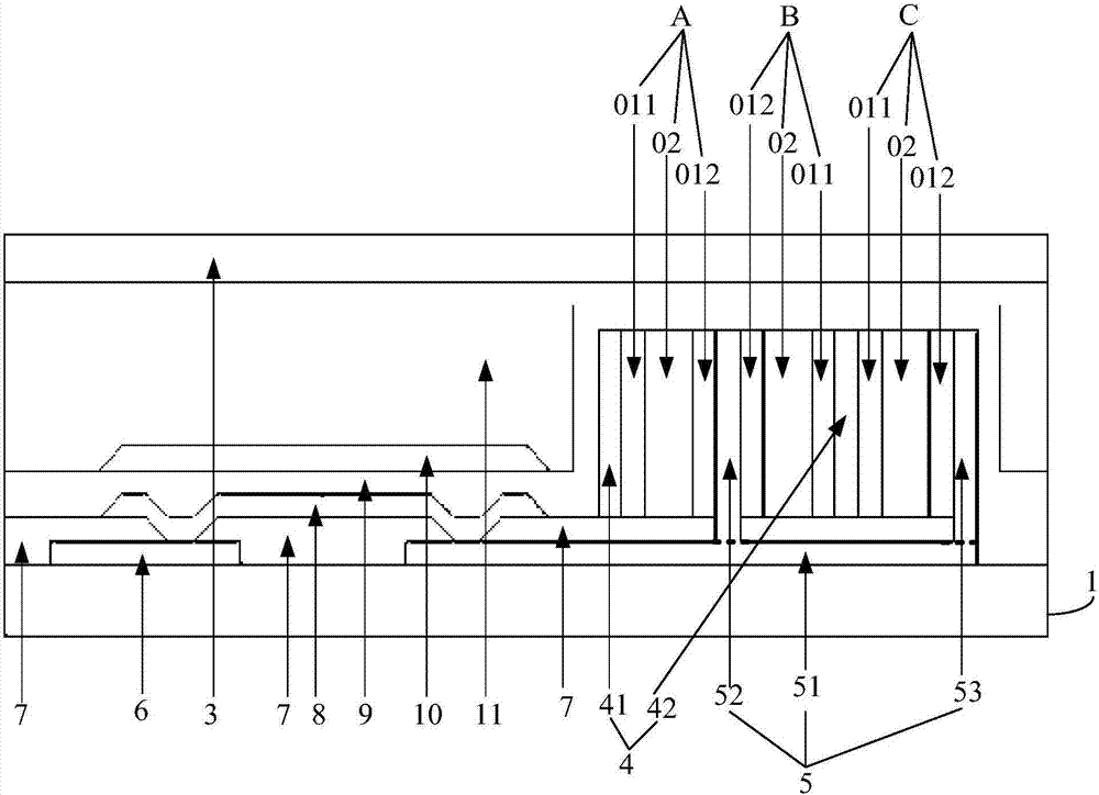 Ray detection substrate, manufacturing method therefor, and ray detection device