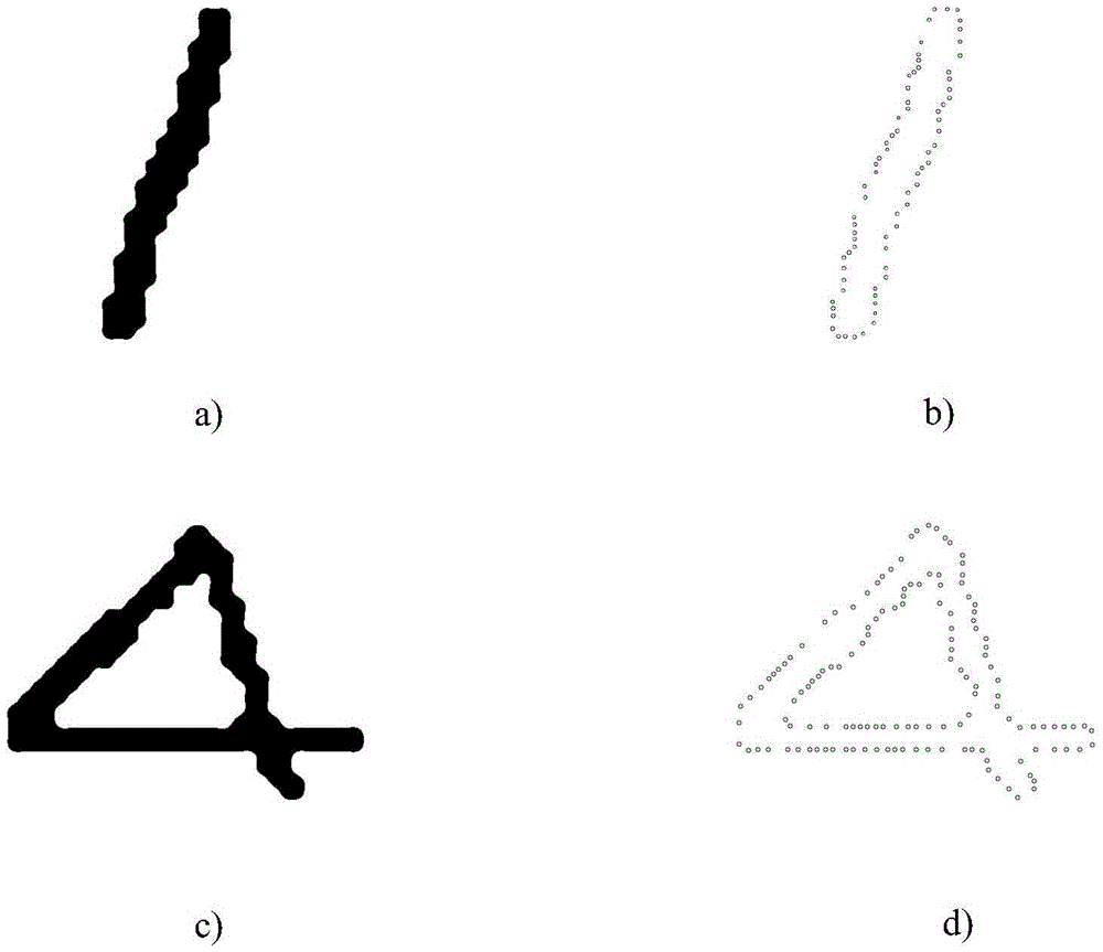 Verification temperature character identification method of glass thermometer