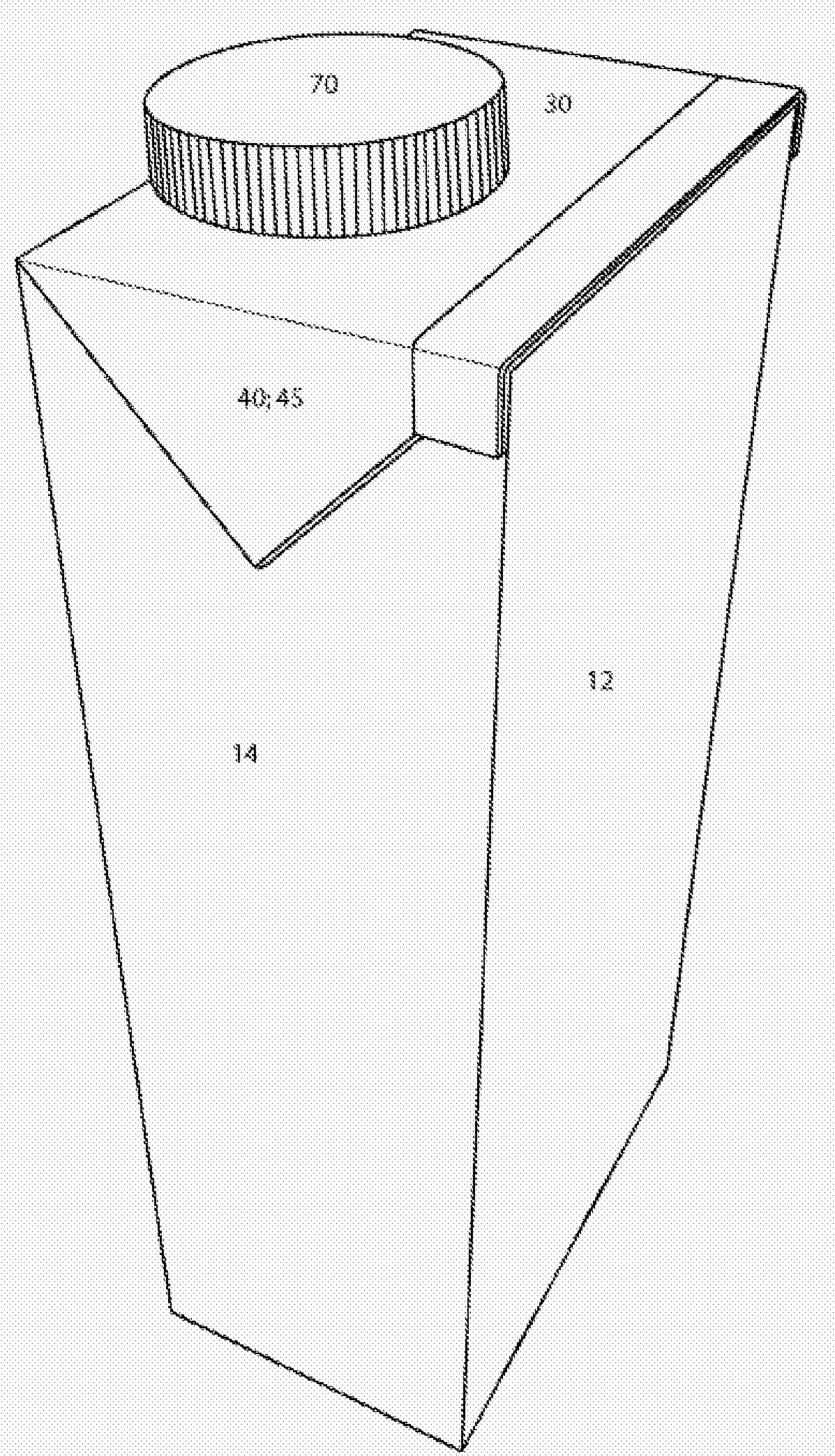 Package Adapted to Receive an Opening Device