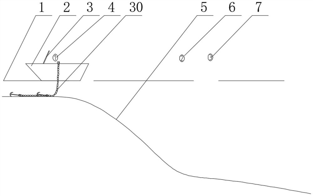 A seabed-based steep-slope wave-current measurement device and deployment method