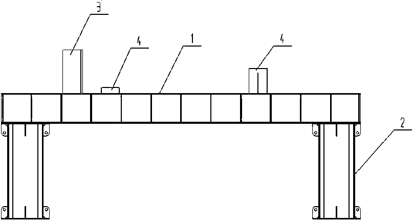 Vertical assembling construction method for trussed arch bridge