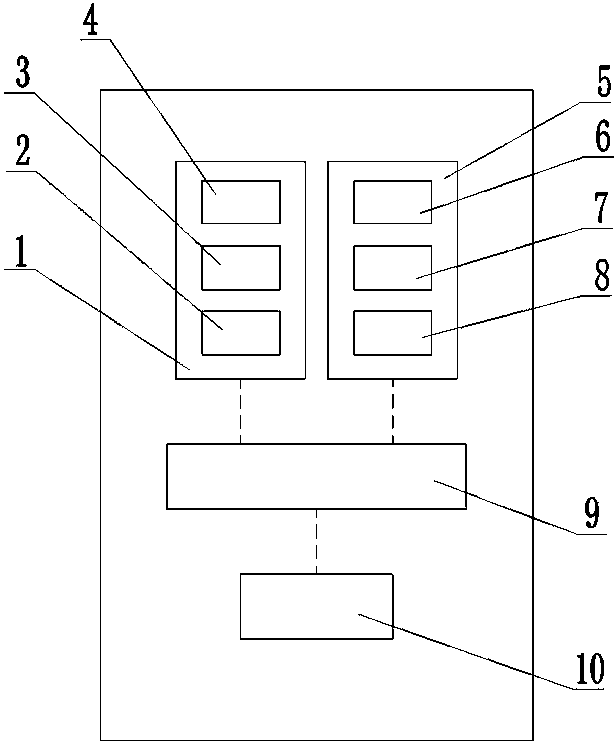 Electric automobile charging pile with charging heating system and control method thereof