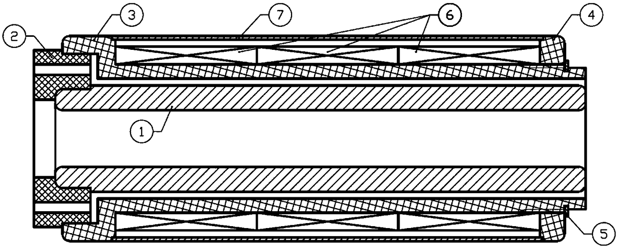 Miniaturized magnetic device for direct current arc constraint control