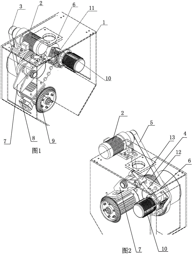 Single cutter plastic pipe rotating cutting device