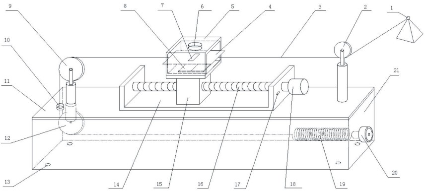 Automatic-tracking type landslide displacement measurer with high accuracy and wide range