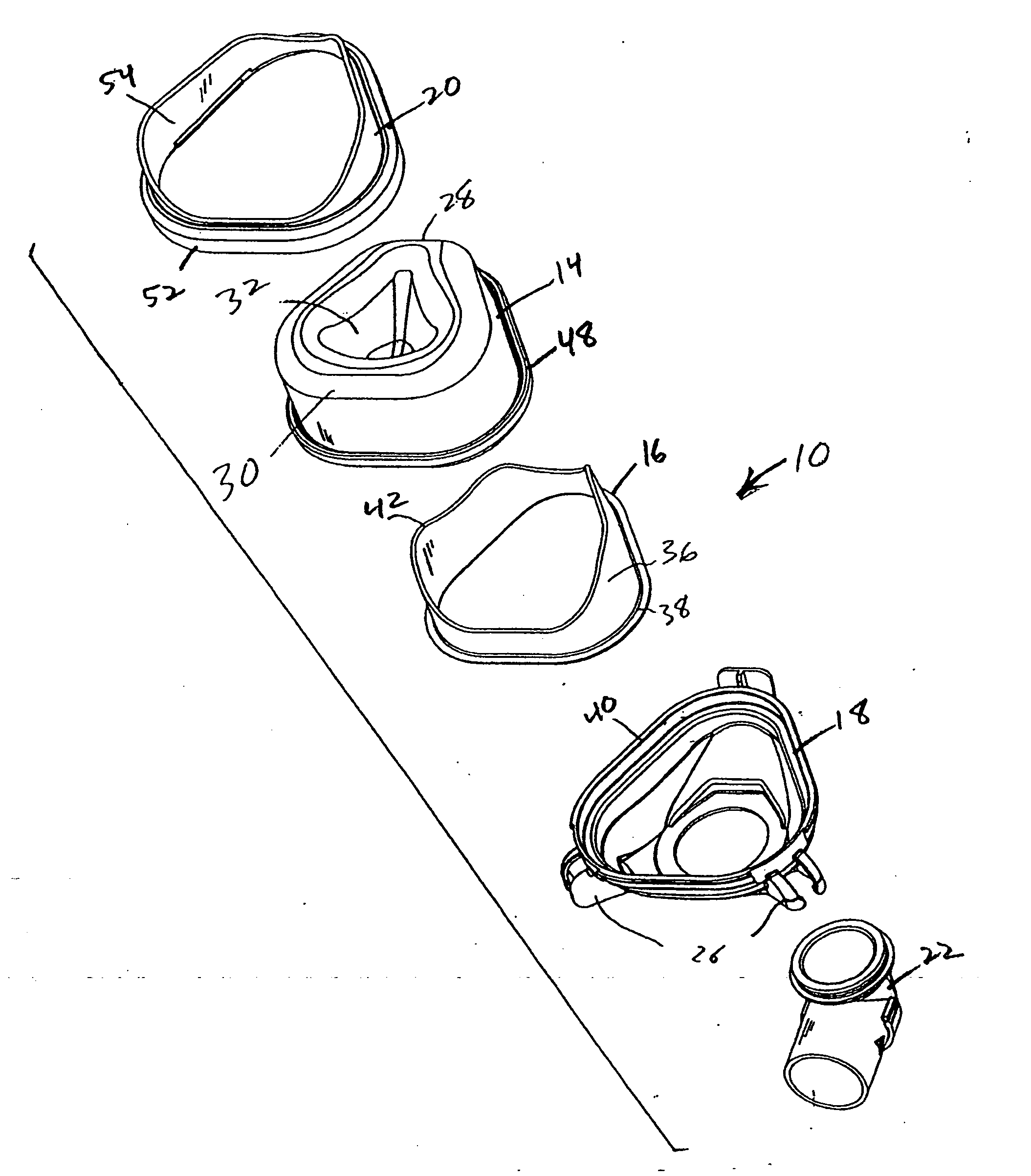 Respiratory mask seal and mask using same