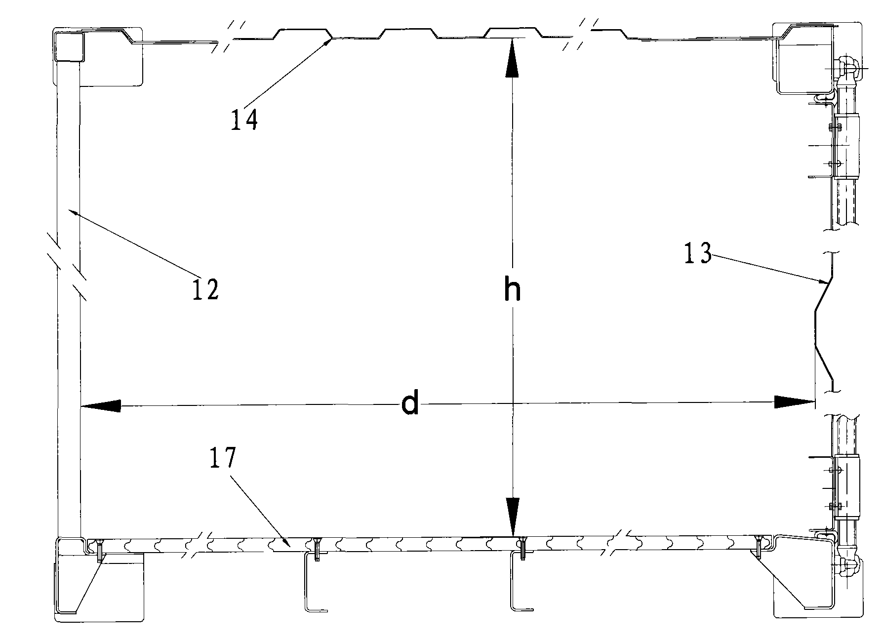 Container underframe