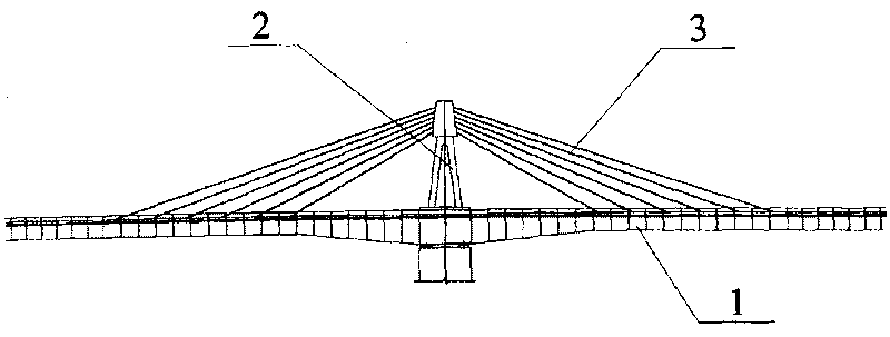 Method for testing and monitoring cable force of PC steel strand stay cable