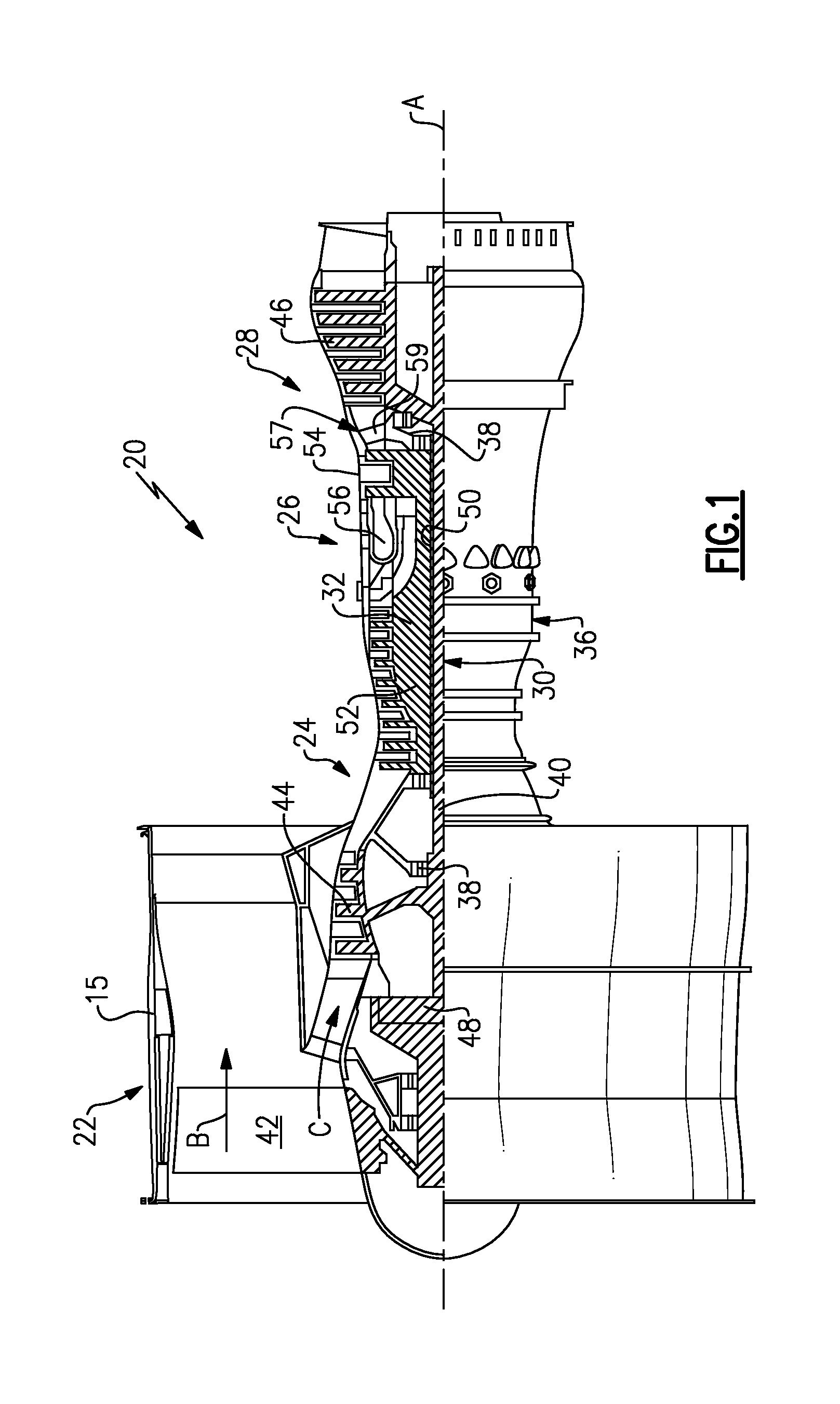 Low Noise Compressor Rotor for Geared Turbofan Engine