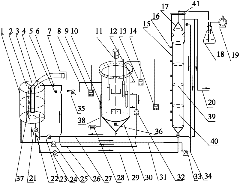 Apparatus and method for nitrogen removal by combining garbage leachate SBR and anaerobic ammoxidation