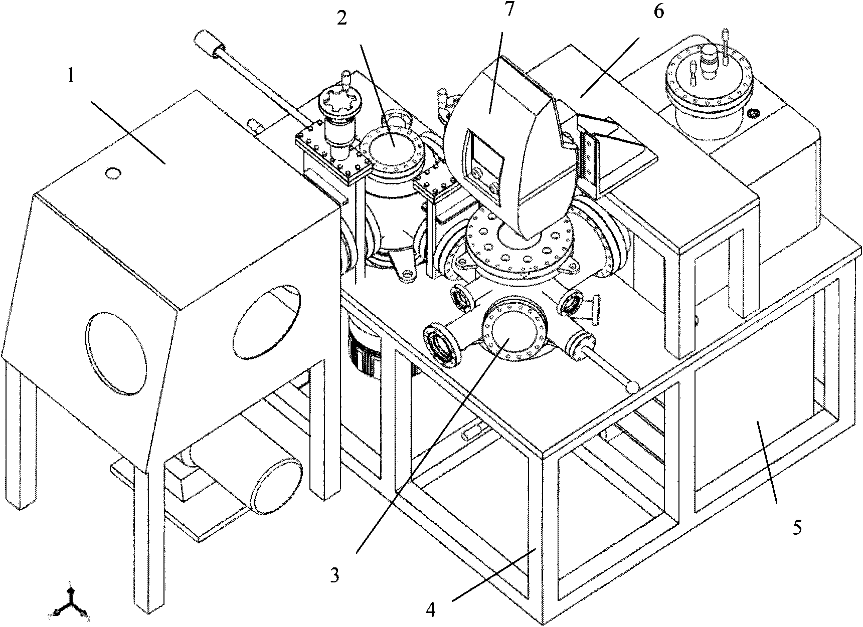 Ultra-high vacuum multifunctional integrated test system