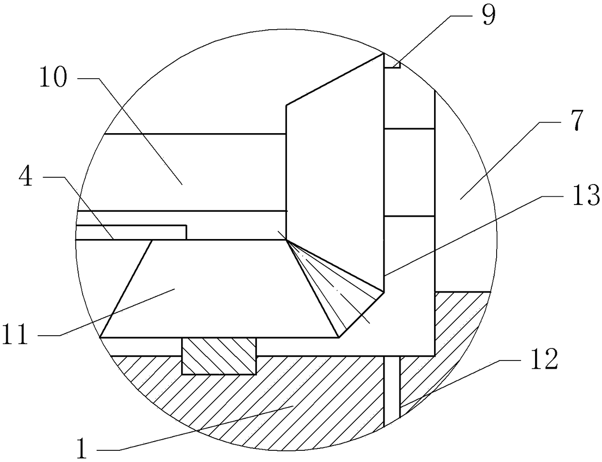 Drilling device for automotive mounting plate