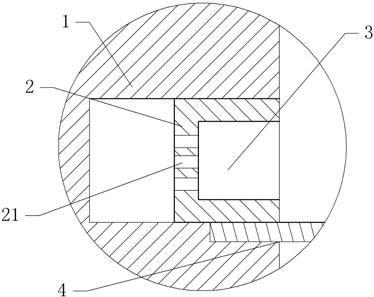 Drilling device for automotive mounting plate