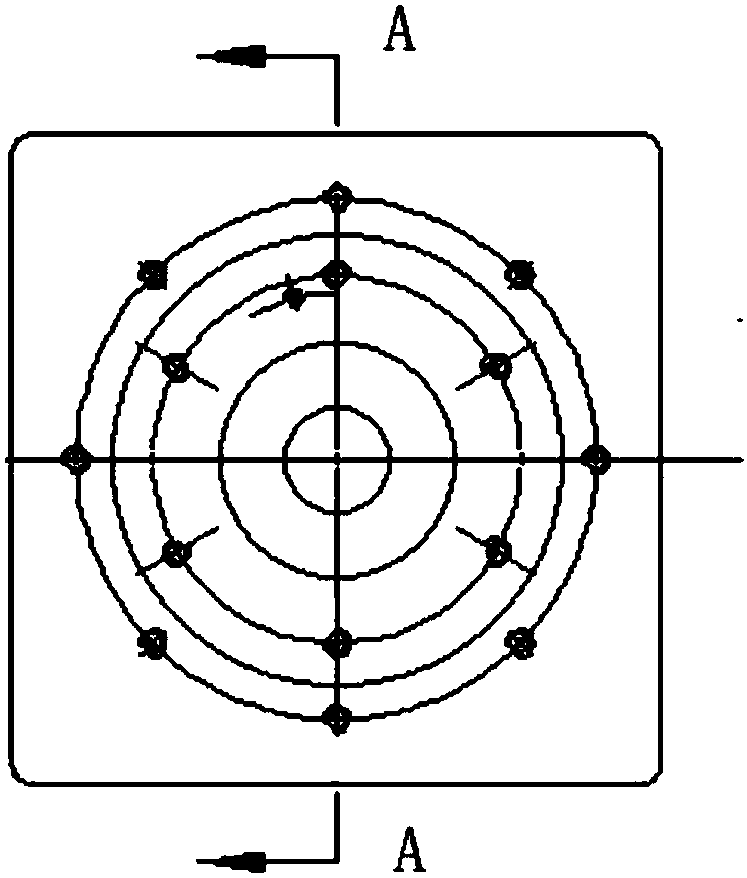 A device for testing the deployment of projectile wings under the condition of multi-angle high-speed rotation of projectile body