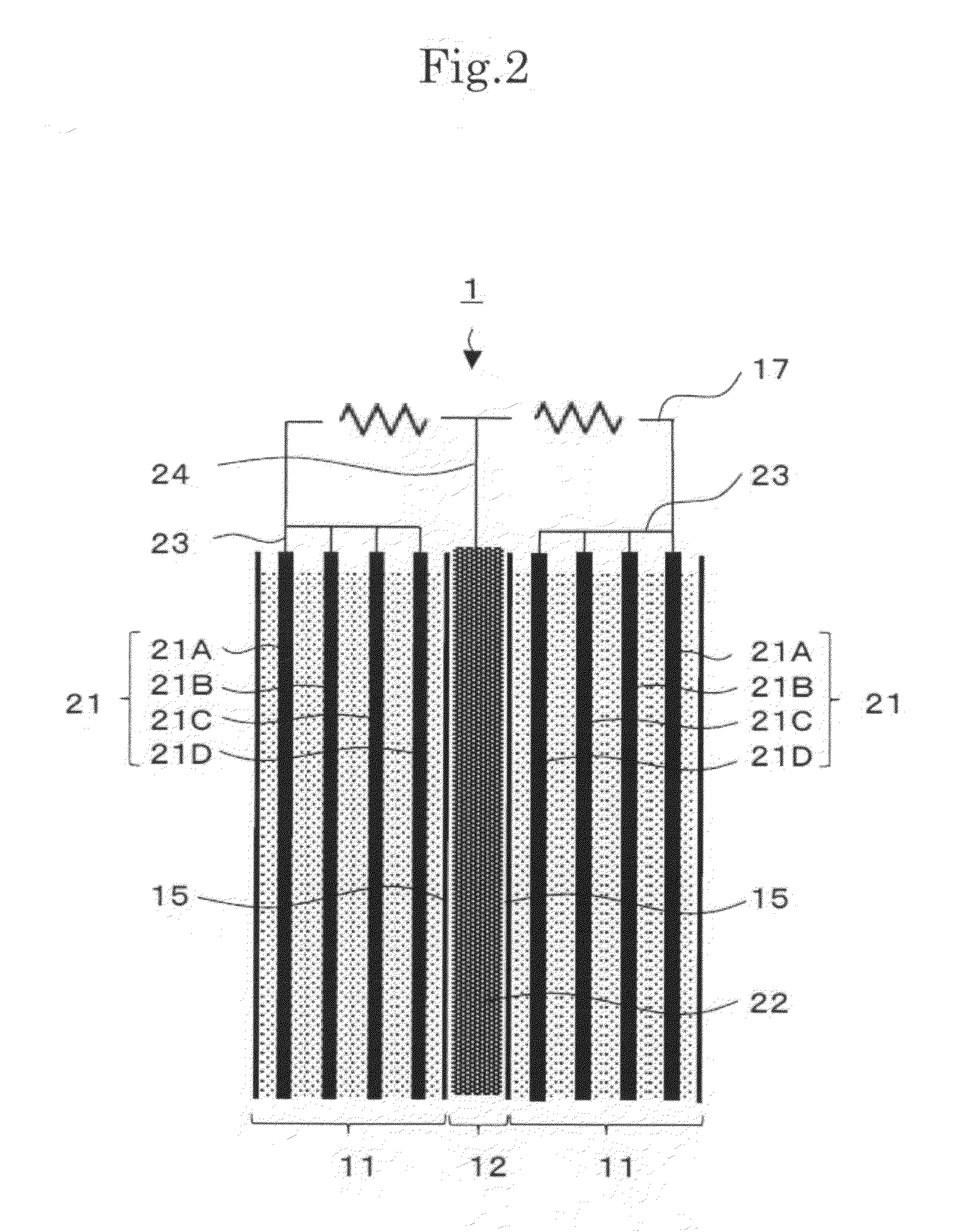 Microbial power generation device