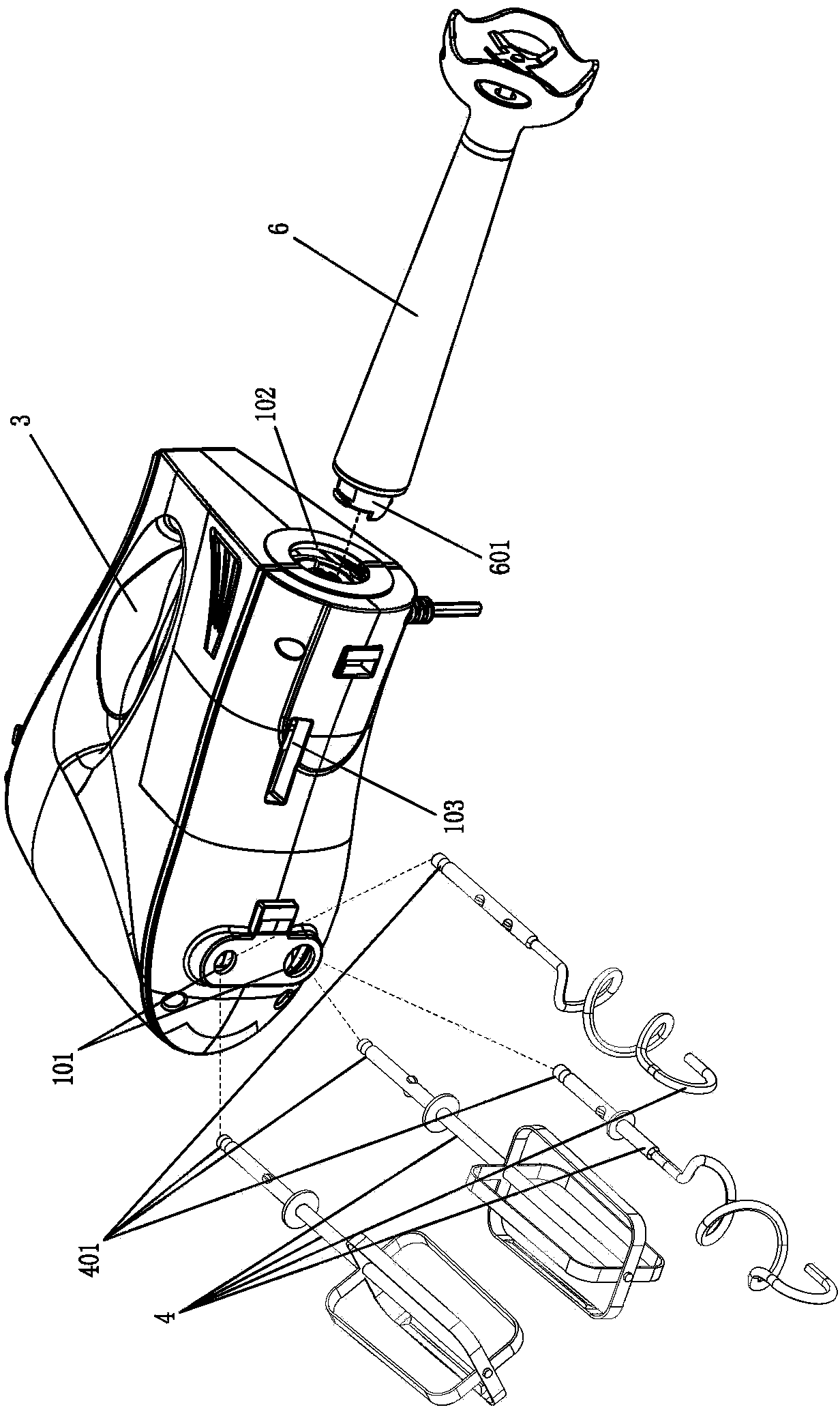 Safe multifunctional food processor