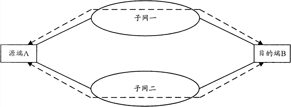 Method and device for checking business sub network connection protection