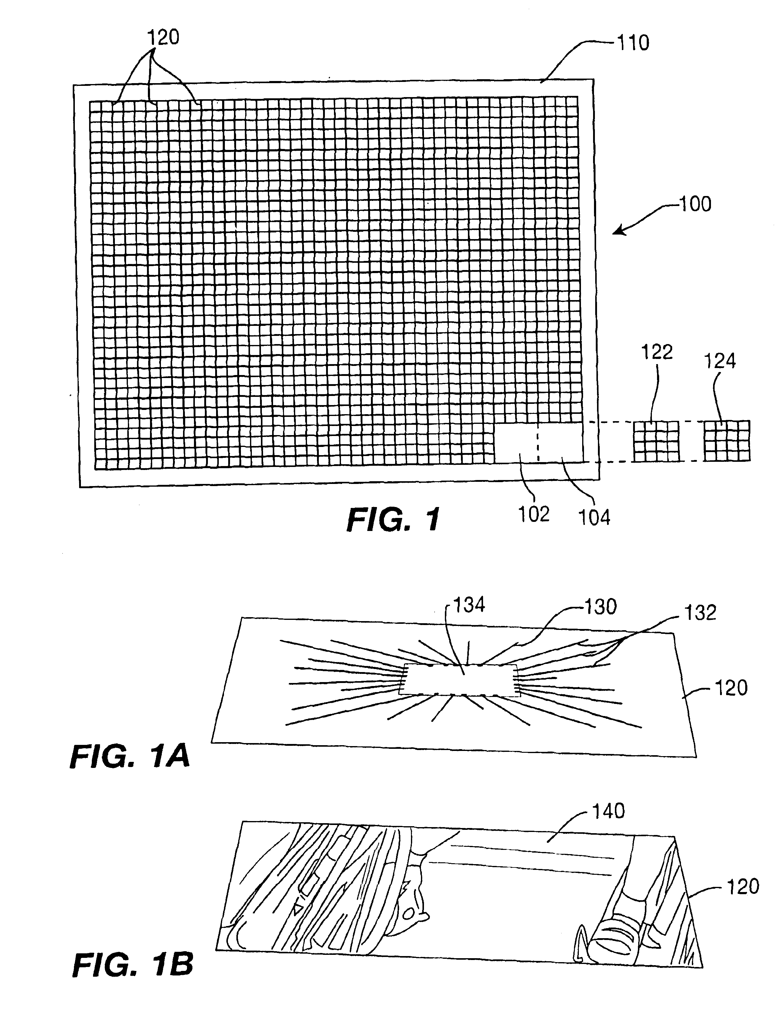 Tiled electronic display structure