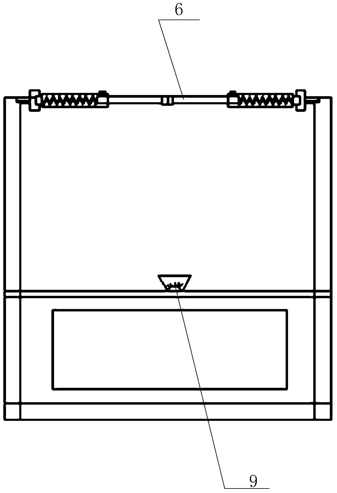 A hot air heating platform