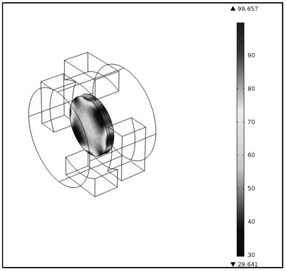 Resonant cavity for verifying wood microwave pretreatment temperature distribution