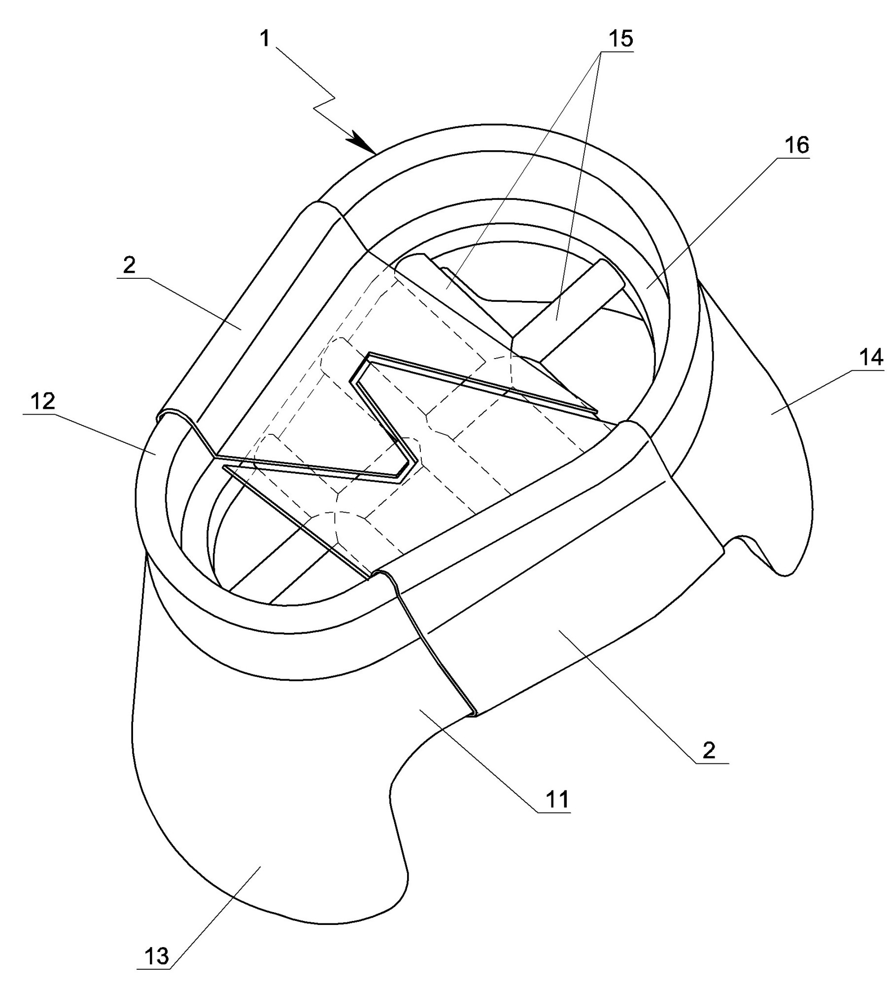 Respirator with adhesive blade