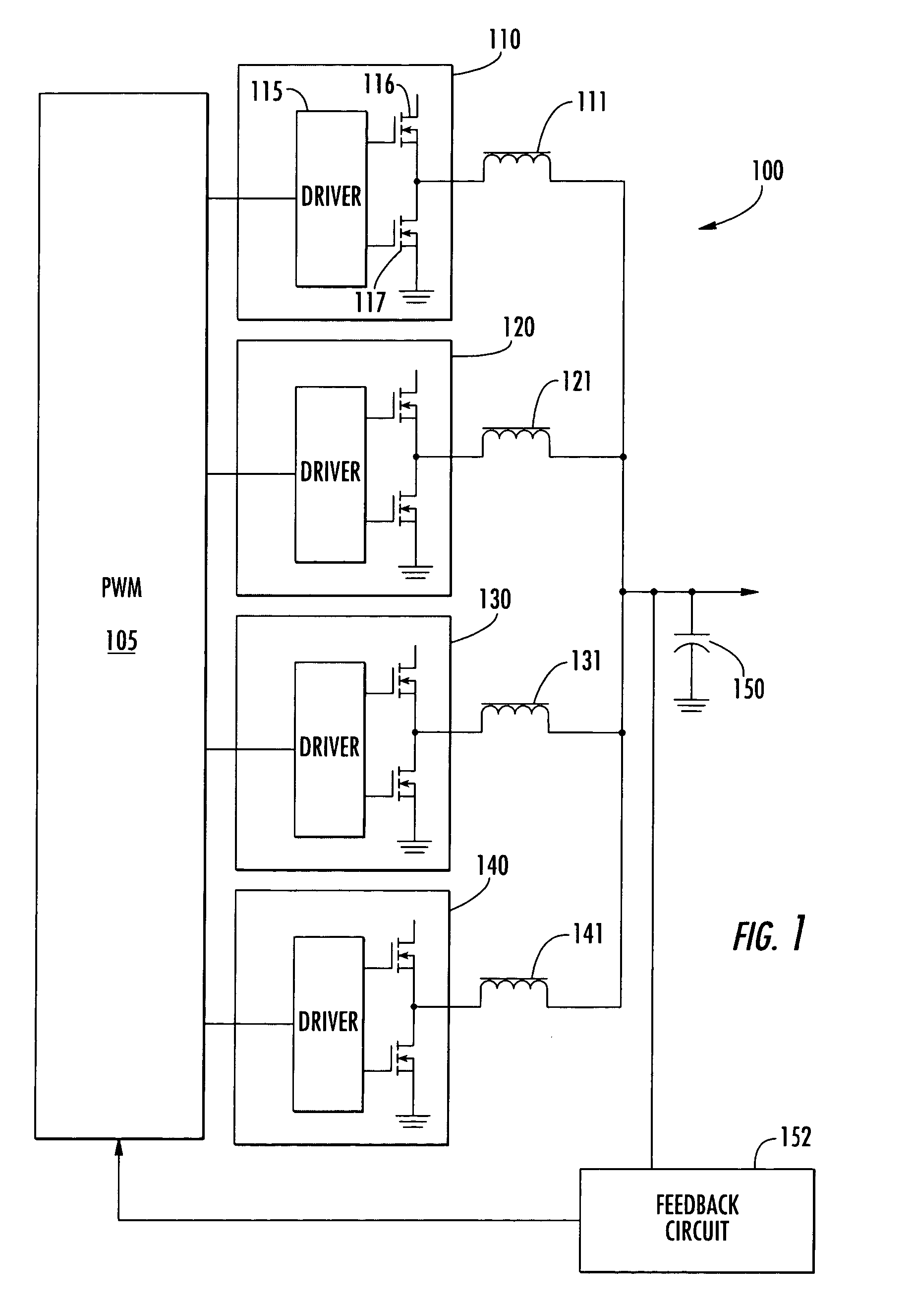 Transient-phase PWM power supply and method